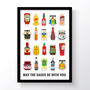 Funny Condiment Print, thumbnail 2 of 3