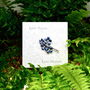 Forget Me Not Blue Flower Brooch, thumbnail 3 of 6
