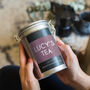 Personalised Name Tea Gift In Tin, thumbnail 2 of 6