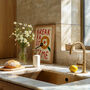 Breakfast Time Hand Painted Kitchen Print, thumbnail 2 of 6