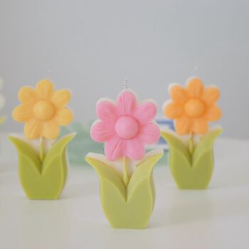 Pastel Flower Candles, 5 of 5