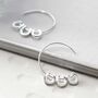 Sterling Silver Lucky Horseshoe Hoops, thumbnail 5 of 8