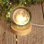 'Love You To The Moon And Back' Crystal Moon Globe Lamp, thumbnail 1 of 5
