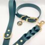 Biothane Green Dog Collar And Tag Set Faerie, thumbnail 4 of 6