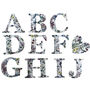 Liberty Print Wild Flowers Iron On Letters, thumbnail 3 of 3