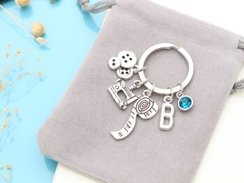Personalised Sewing Keyring Seamstress Thank You Gift, 11 of 12