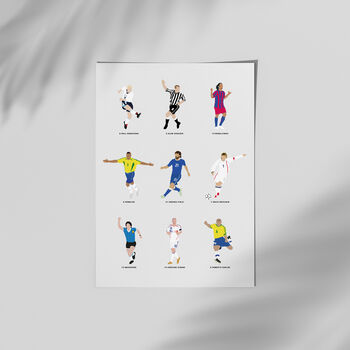Football Legends Collection Poster, 2 of 4