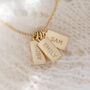 Personalised Tiny Tag Necklace, thumbnail 3 of 10