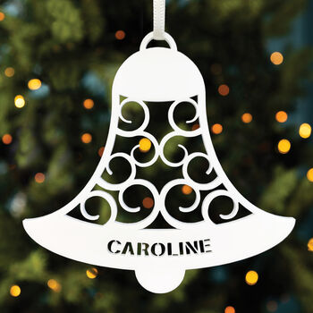 Personalised Spiral Christmas Tree Decoration, 3 of 7
