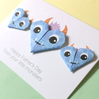 Funny Happy Father's Day Little Monster Card, 5 of 8