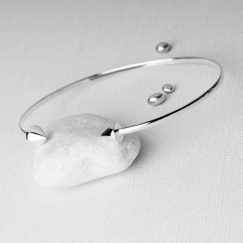 Spike Sterling Silver Bangle Customisable Gift Card, 4 of 12