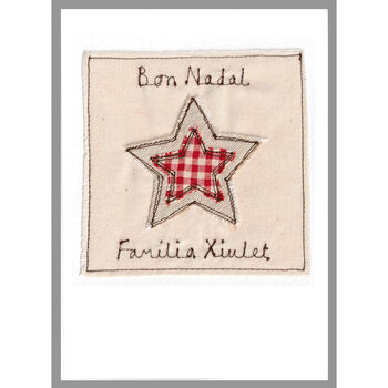 Personalised Star 1st Christmas Card For Baby Boy, Son, Grandson, 10 of 12