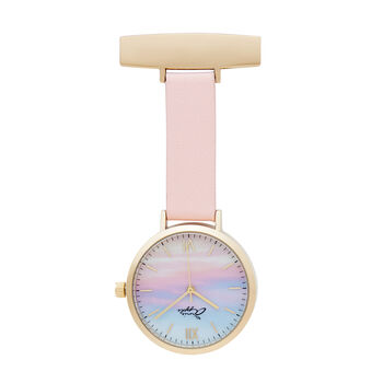 Annie Apple Meraki Leather Nurse Fob Watch, 2 of 7