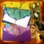 Pack Of Gift Envelopes Tropical Leaf Print, thumbnail 2 of 2