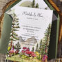 Forest Flat Evening Invitations And Envelopes, thumbnail 3 of 5