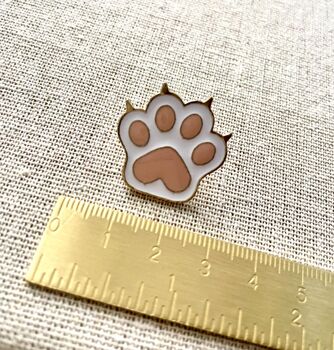 Paw Print Enamel Pin, 3 of 9