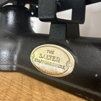 Vintage Salter Staffordshire Cast Iron And Brass Scales, 4 of 8