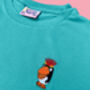90s Penguin Ice Cream Emrboidered T Shirt, thumbnail 1 of 3