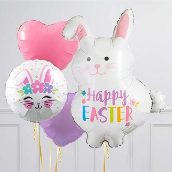 Happy Easter Pastel Pink Bunny Balloon Package, 2 of 4