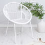 Bamboo Tub Chair Choose White Or Natural, thumbnail 8 of 12