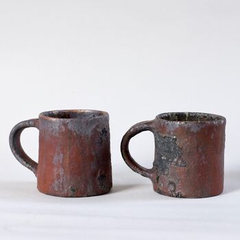 Pair Of Japanese Sabi Glaze Mug, 4 of 7
