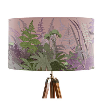 Hedgerow Blush, Pink And Green Floral Lampshade, 9 of 9