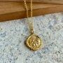 St. Christopher Necklace Rolled Gold, thumbnail 1 of 5