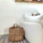 Extra Large Natural Braided Jute Storage Basket, thumbnail 7 of 10