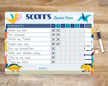 Dinosaur Weekly Chore Chart, 3 of 6