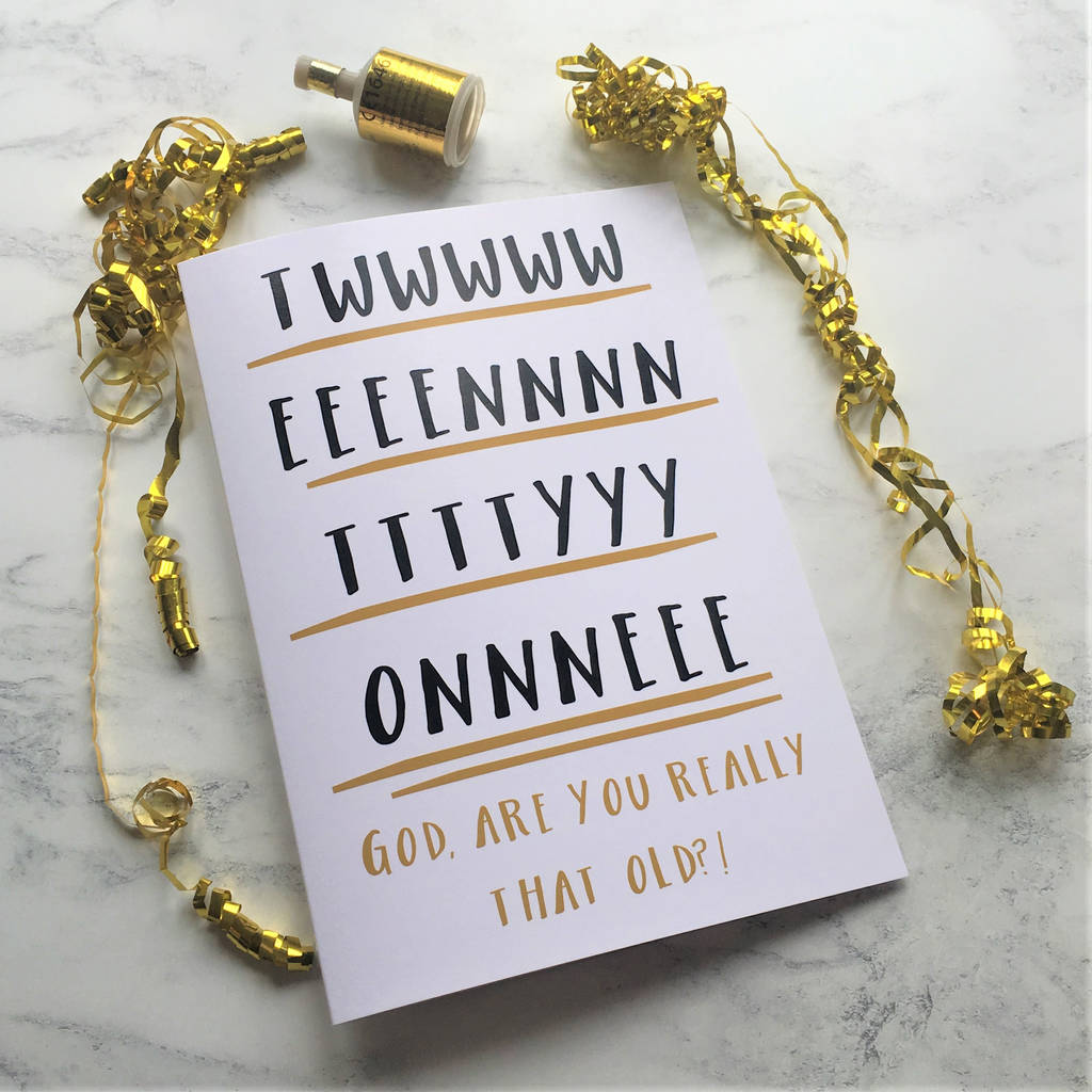 Funny twentyone 21st Birthday Card By The New Witty 