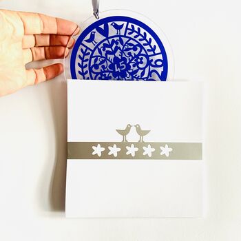 45th Wedding Anniversary Sun Catcher, 9 of 12