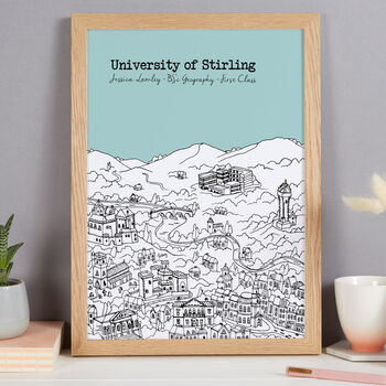 Personalised Stirling Graduation Print, 7 of 9
