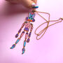 Nutcracker Pastel Decoration And Necklace, thumbnail 4 of 5