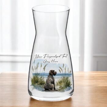 Personalised Wirehaired Pointer Griffon Dog Beach Walk Collection, 7 of 7