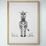 Safari Nursery Art Print Set A5, 5x7, thumbnail 9 of 12