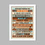 Beatles Albums Typographic Music Poster Print, thumbnail 2 of 5