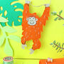Otis The Orangutan Felt Sewing Kit, thumbnail 4 of 11