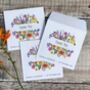 10 Wildflower Seed Packet Favours Colourful Thank You, thumbnail 3 of 6