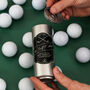 Personalised Golf Or Beer Can Gift With Matching Balls, thumbnail 1 of 4