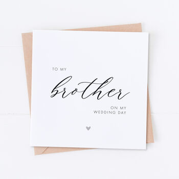 Sister On The Day Wedding Card, 2 of 3