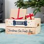 Bone And Stars Pets Christmas Treats Crate, thumbnail 2 of 2
