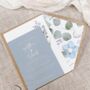 Periwinkle Wedding Invitation Stack, thumbnail 2 of 9