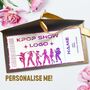 Personalised K Pop Concert Ticket, thumbnail 3 of 6