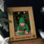 5x7 Oak Photo Frame 'Santa's Little Helper', thumbnail 1 of 2