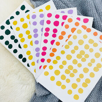Hand Drawn Polka Dot Wall Stickers, 6 of 7