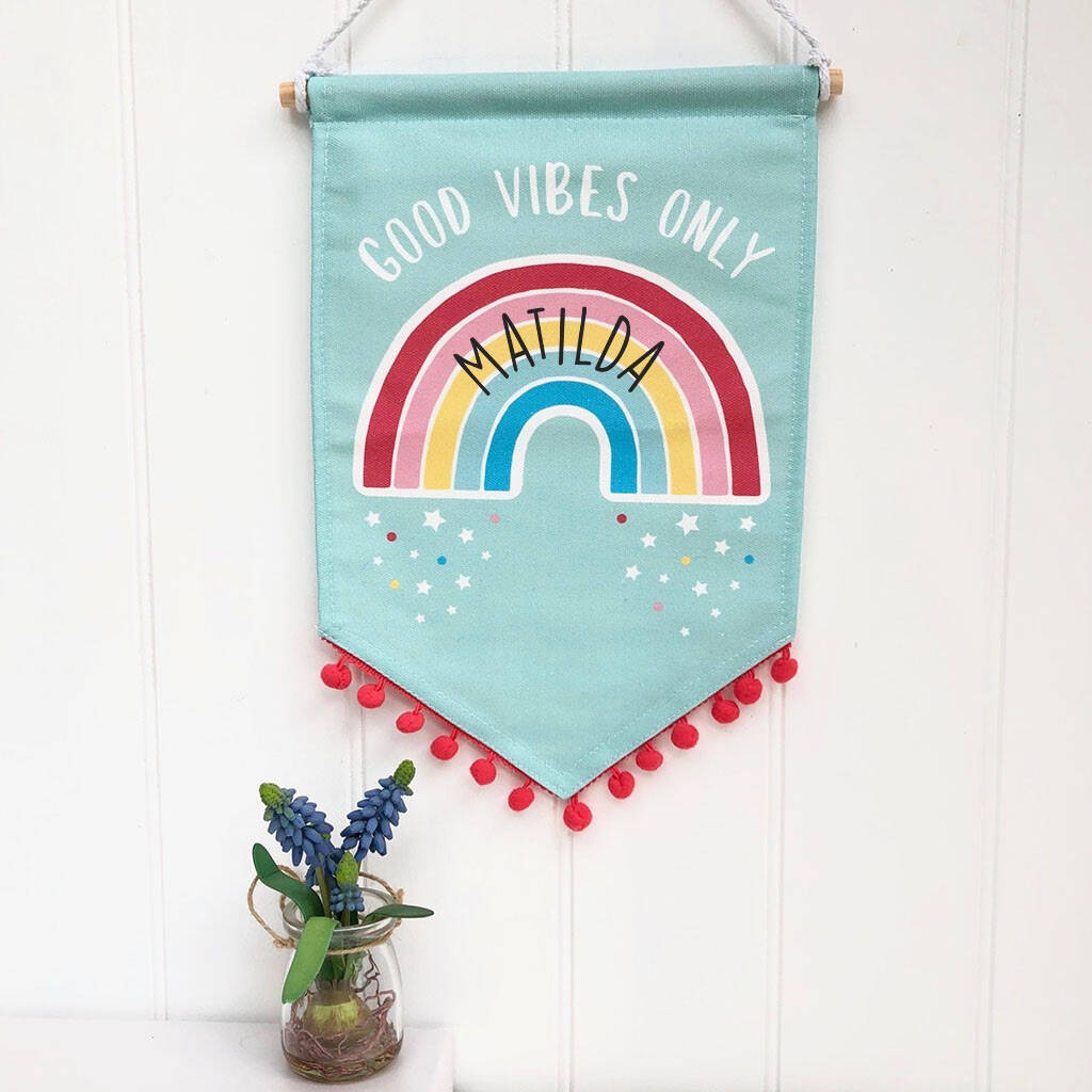 Personalised Rainbow Banner By Pink Pineapple Home & Gifts