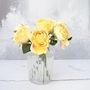 Soft Yellow Rose Bouquet, thumbnail 6 of 8