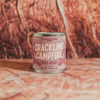 Crackling Campfire Autumn Soy Wax Candle, 2 of 5