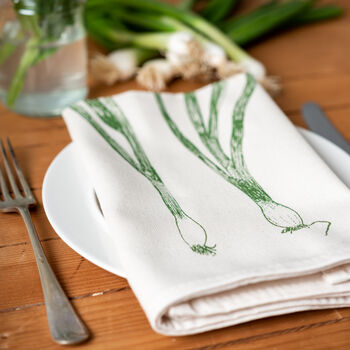 Spring Vegetable Napkin Gift Set, 3 of 5