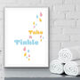 Take A Tinkle Bathroom Print, thumbnail 1 of 3